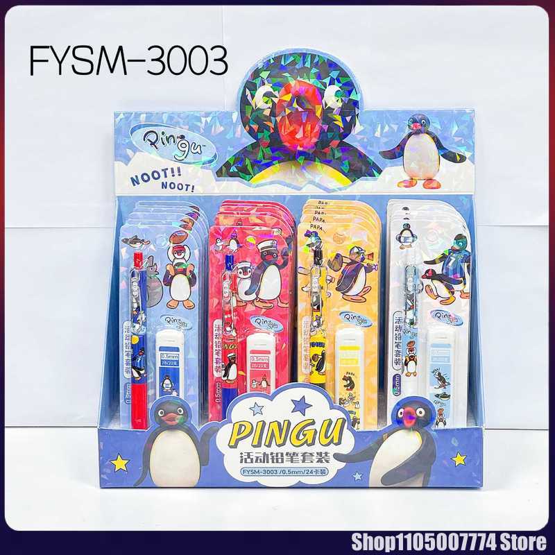 Stationery Supplier - 4/24 Stück Kawaii Pingu Druckbleistift-Set Schreibwaren