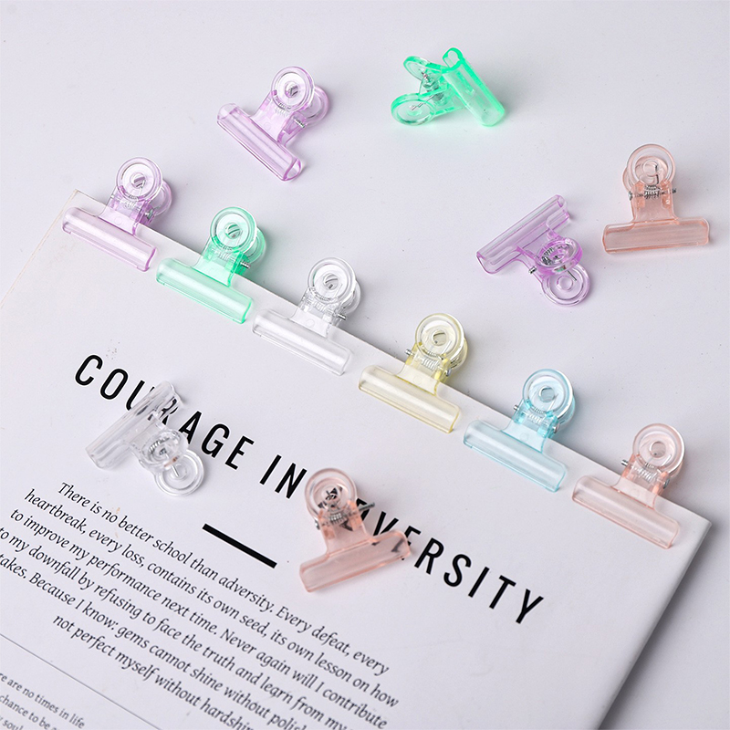Binder Clip Assorted - 10/20 Stück 31 mm große Kunststoff-Bindeklammern