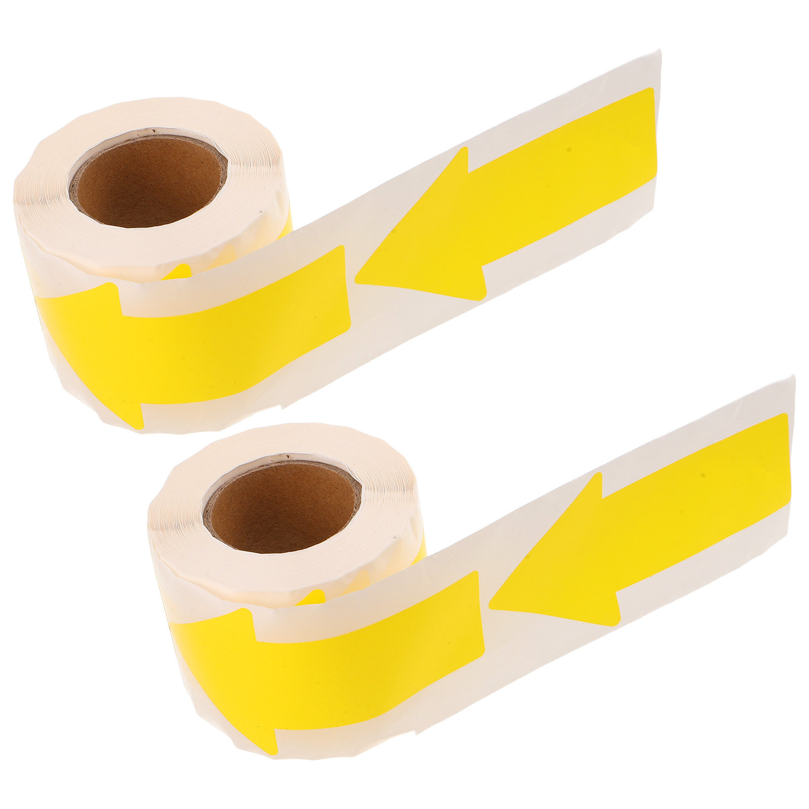 Sticker Label Roll - 2 Rollen Industrielle Rohr-Etiketten mit Pfeilen,