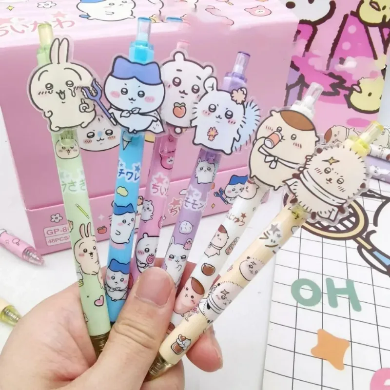 Stationery Supplier - Kawaii Chiikawa Gelstifte, 0,5 mm, schwarze