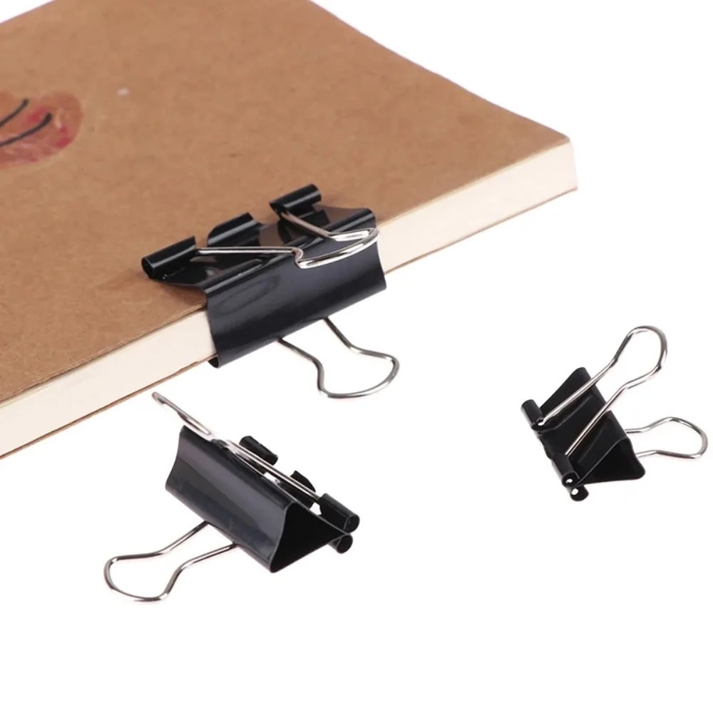 Binder Clip Assorted - 10 Stück Metall-Büroklammern 19 25 32mm,