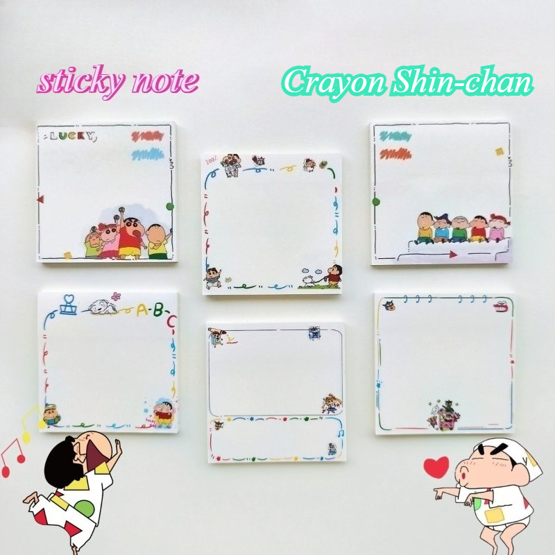 Stationery Supplier - Crayon Shin-chan Cartoon Niedliche Haftnotizen Kawaii