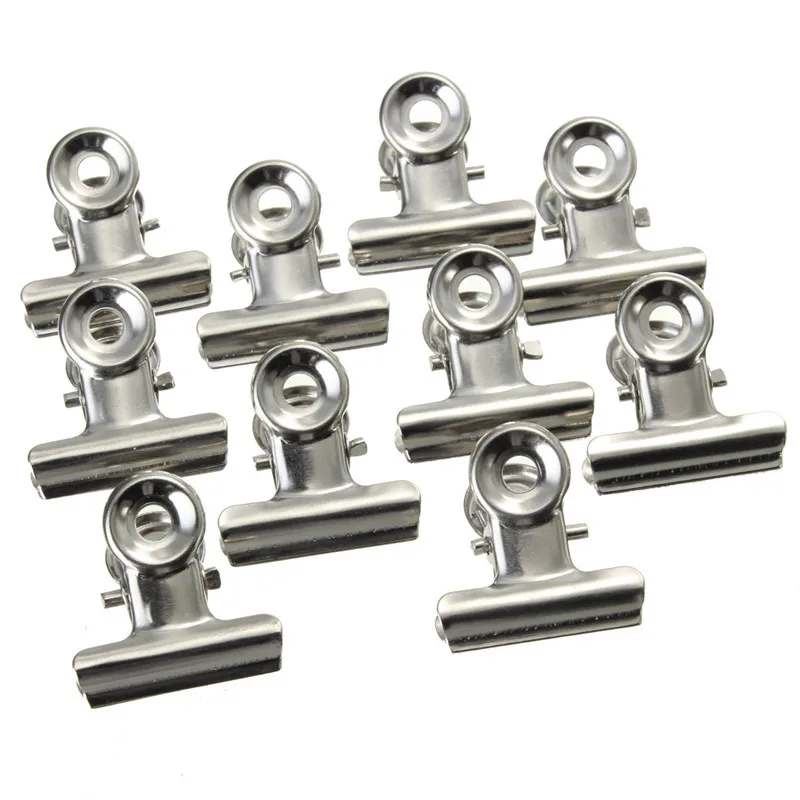 Erschwingliche 10 Stück silber – Binder Clip Assorted Bewertung und Preis