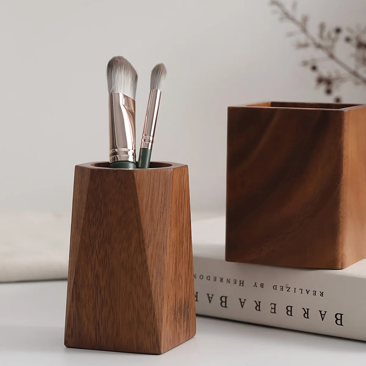 Holzstifthalter, ein farbenfro – Stationery Office Supply Store Bewertung und Preis