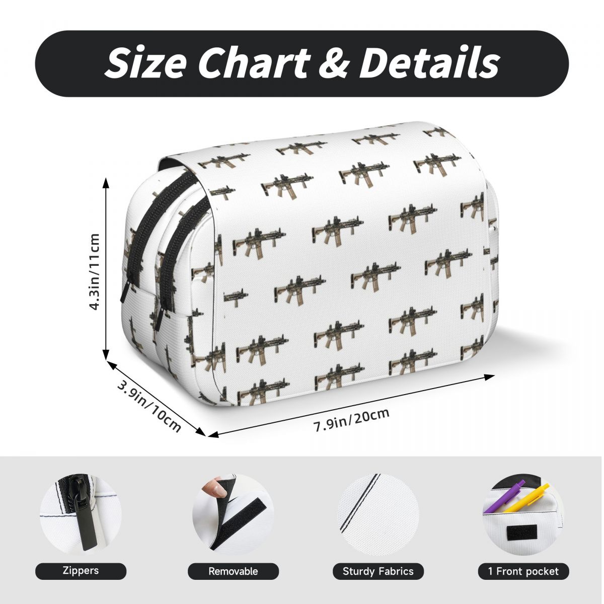 AR-15 Tan Camo Gun – Weißes Fe – Tan Stationery & Office Supply Bewertung und Preis