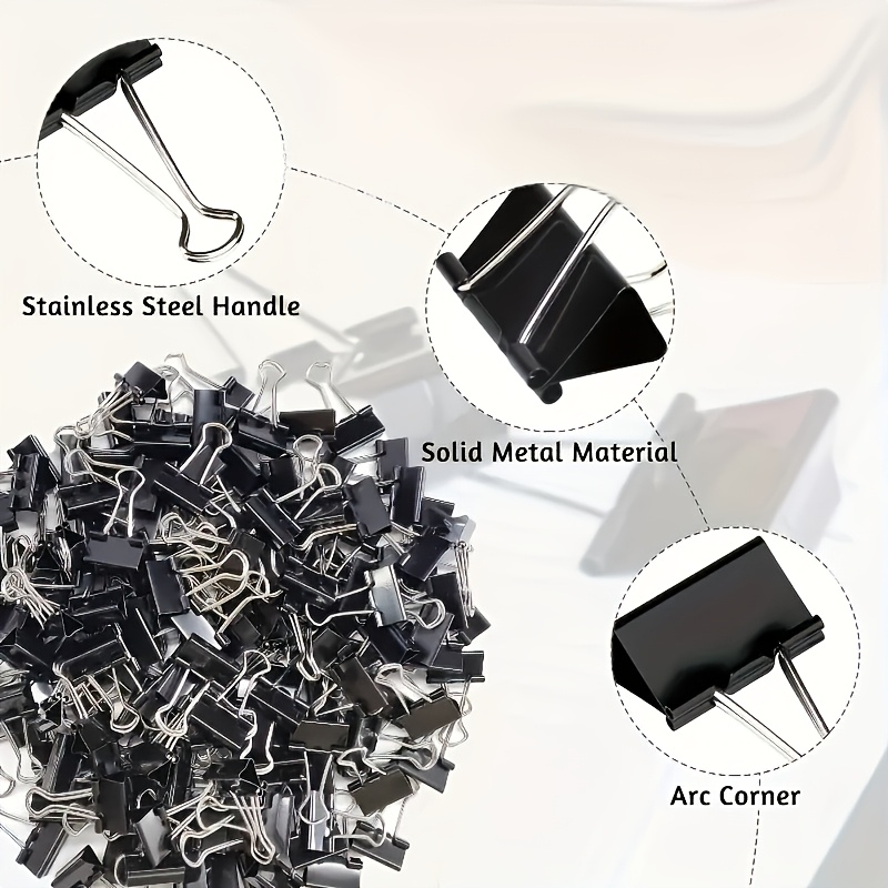 Farbige und schwarze Binder-Cl – Binder Clip Assorted Bewertung und Preis
