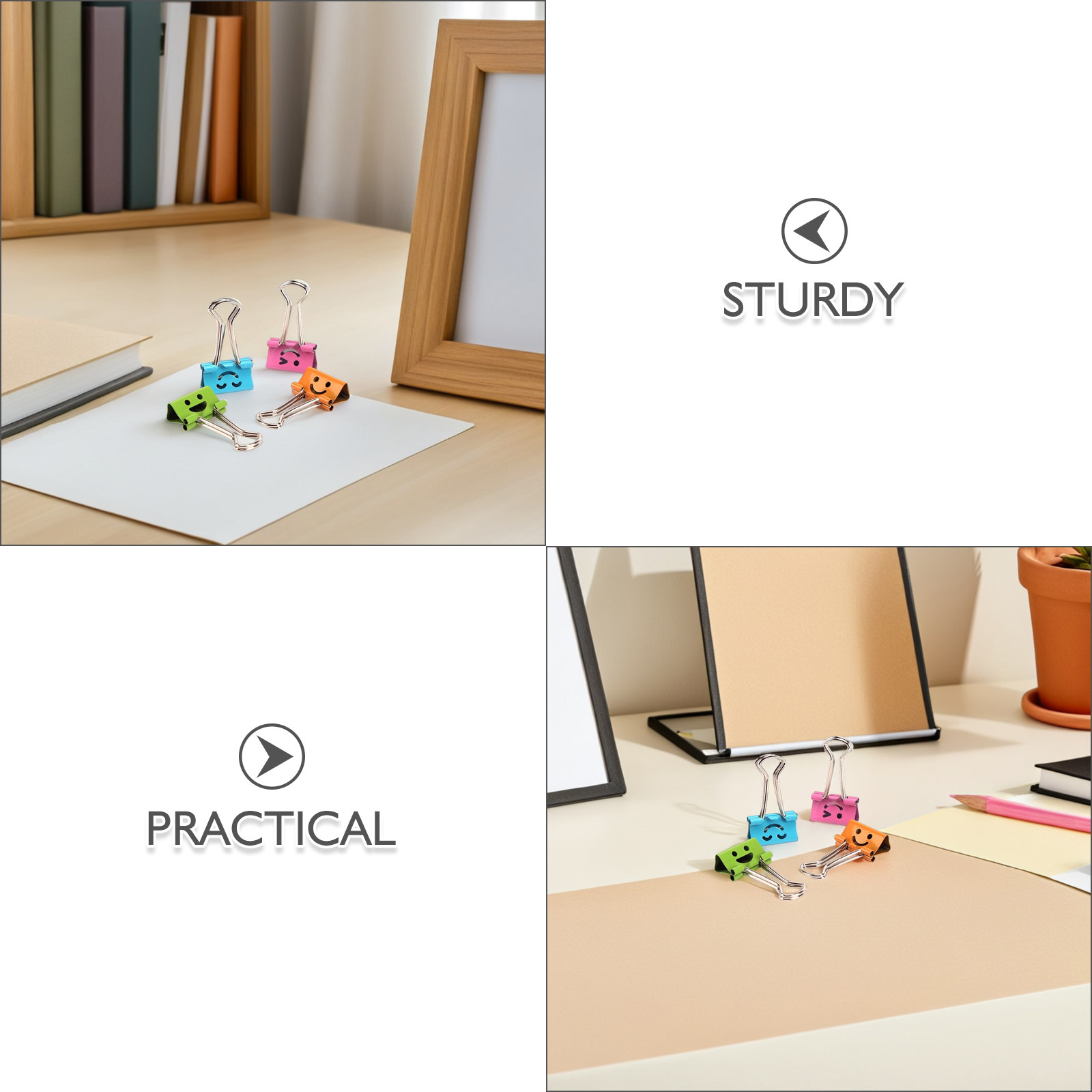 40 Stück, verschiedene Farben, – Binder Clip Assorted Bewertung und Preis